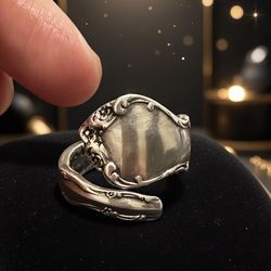 Authentic Vintage Reed & Barton Sterling Silver Spoon Ring