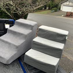 Pet Dog Cat Kitty Stairs Lightweight Hard Foam Steps 20” High House Home Couch Bed like New $35 Each 