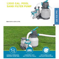 Best Way Sand Filter Pool Pump Model 58498 E