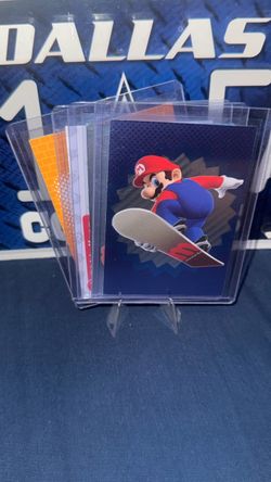 Panini Super Mario Insert card lot! 4 cards total. VG/NRM+ cond!