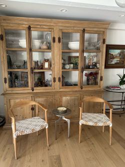 Pair of Safavieh Bandelier Arm chairs