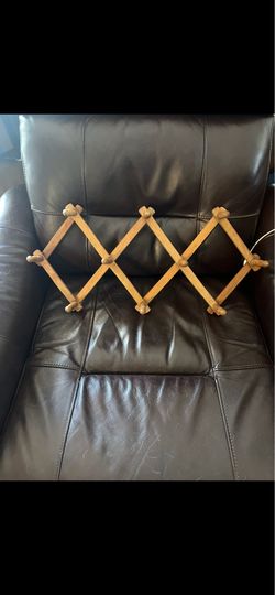 Vintage accordion wall rack