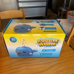 Whale bubble maker