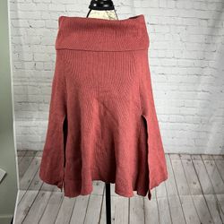 NWOT Molly Bracken knit turtle neck poncho/cape