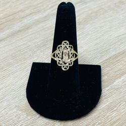 14K Lady Of Guadalupe Ring