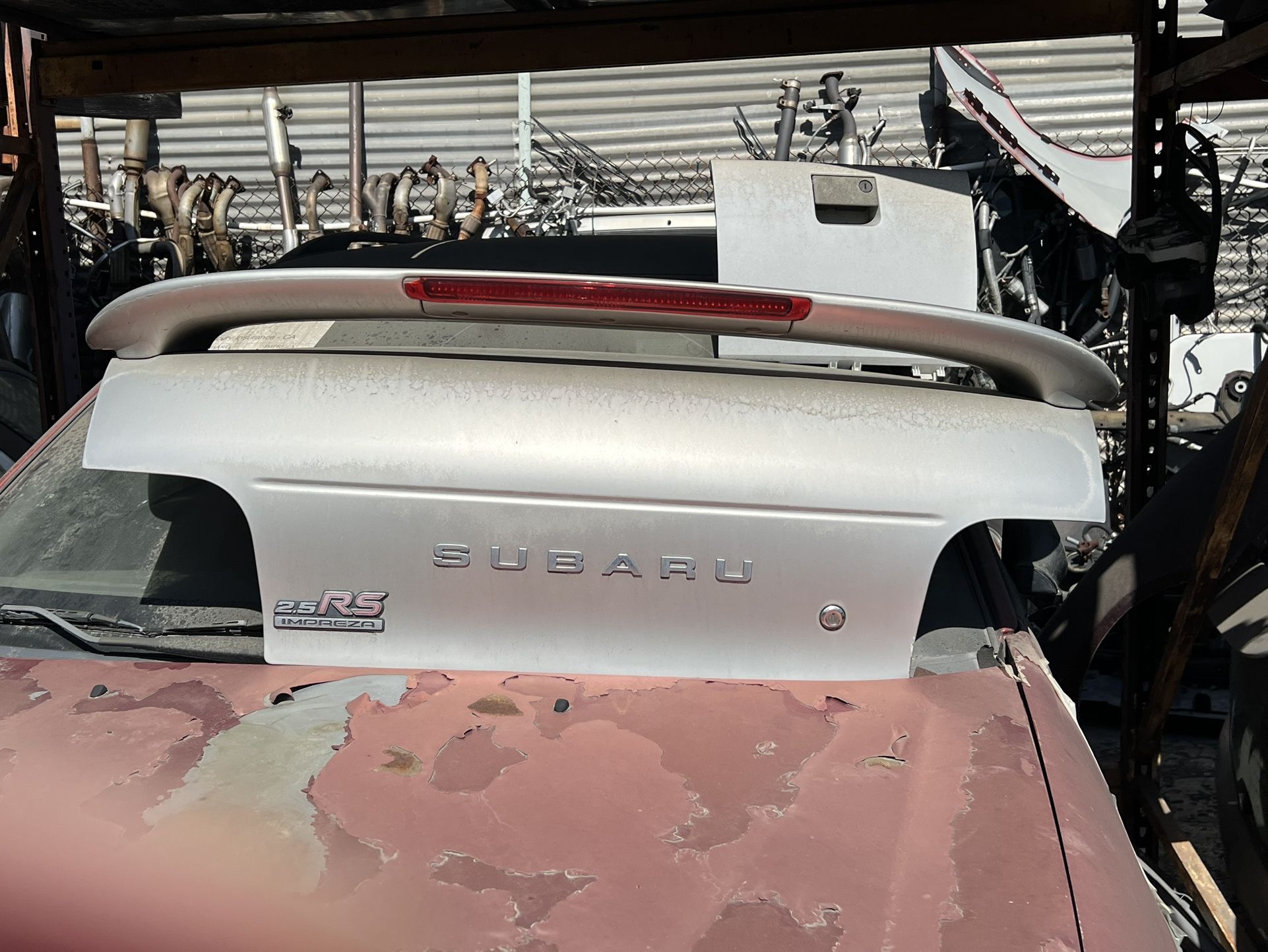 Subaru Impreza RS Coupe Trunk With Spoiler
