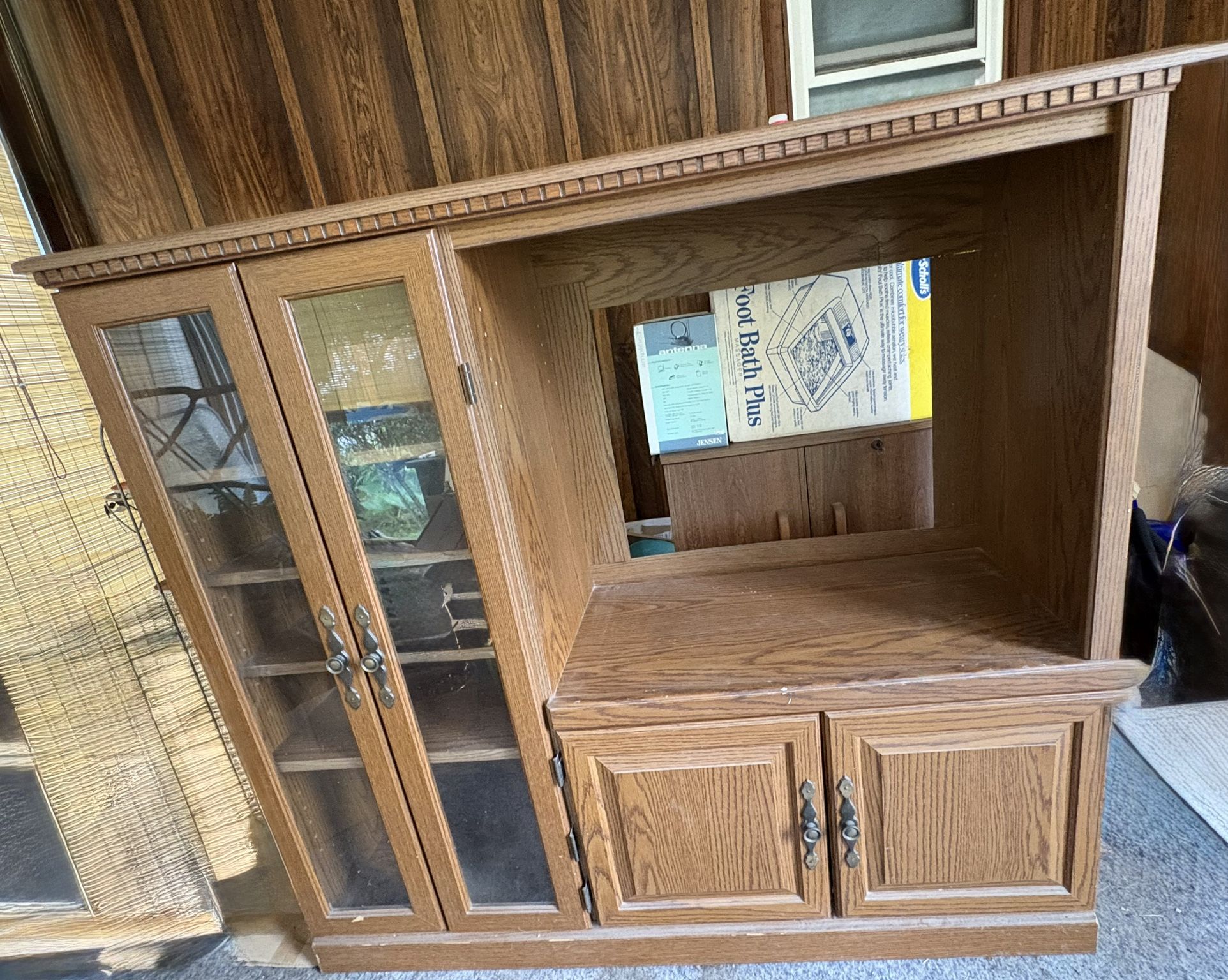 Vintage Entertainment Center/ Storage Cabinet