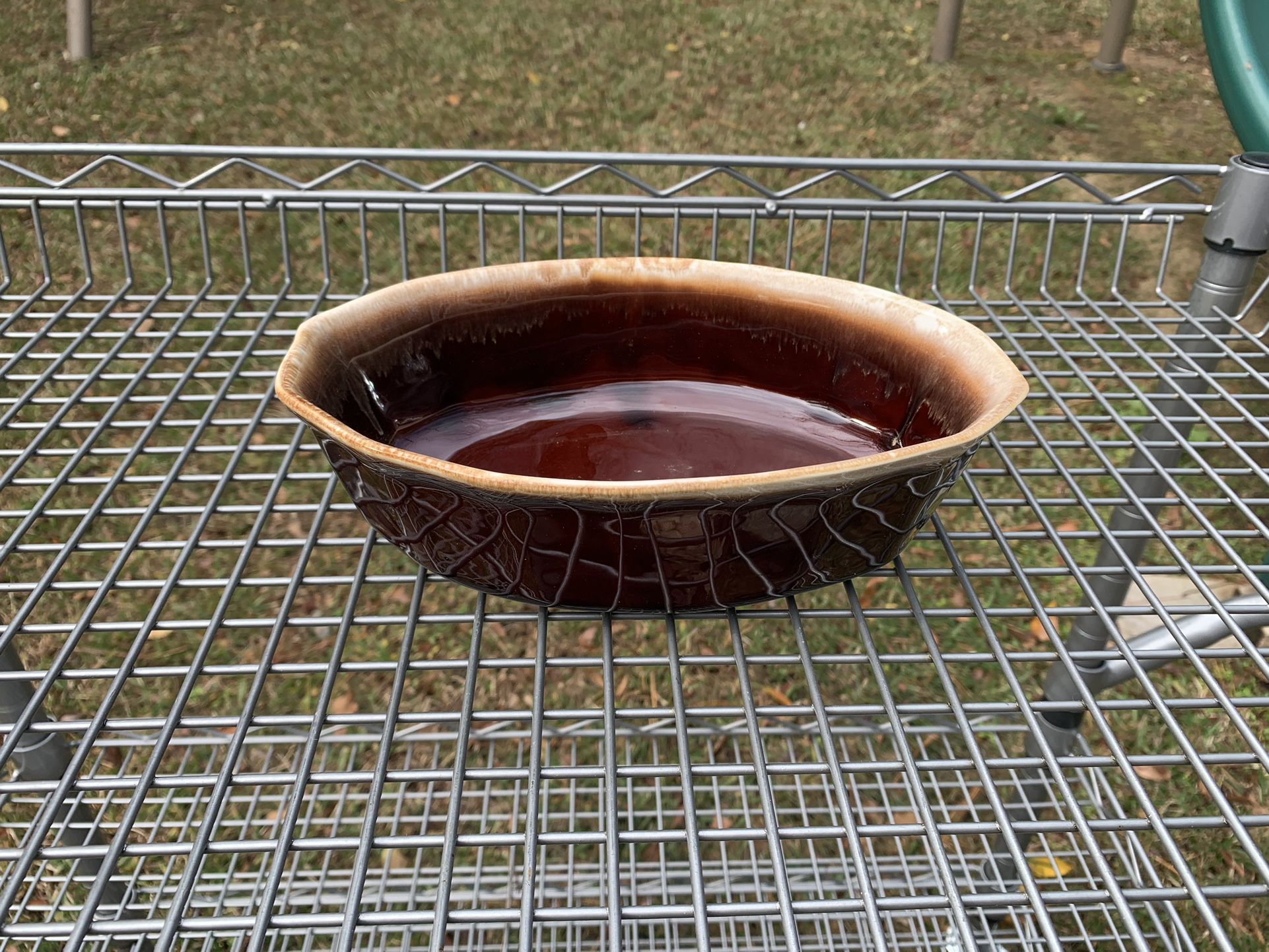 McCoy Oval Brown Drip Bowl $8 OBO