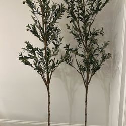 82" Artificial Olive Tree- With Modern pots