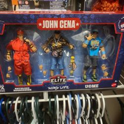 John Cena 3 Pack Sealed Ultimate WWE Figures