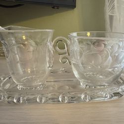 Beautiful Crystal Cream And Sugar Sets