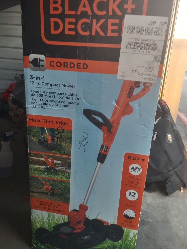 BLACK N DECKER 3n1 Lawn Mower/Trimmer/Edger