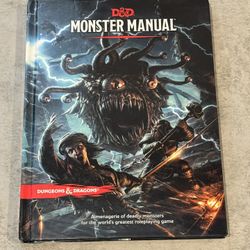 Dungeons & Dragons D&D "Monster Manual" (HC, 5th Ed. (5E), 2014)