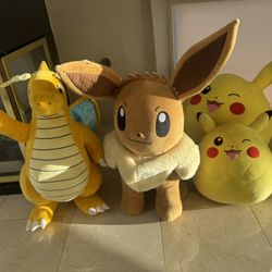 Pokemon Stuffed Animals Large 