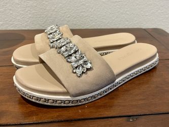 Karl Lagerfeld Suede Slides Women’s Size 6.5 