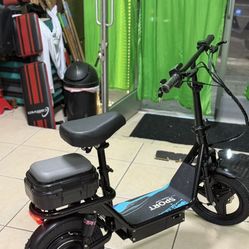 ELECTRIC SCOOTER PEAK 750W 25 MPH-RANGE 35MILES k11 Electric Scooter with Seat,500 Peak Motor, 25 MPH 750Wh 35-45 Miles , 14" Foldable Commuting Elect