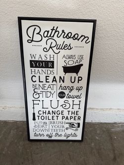 Wall decor for bathroom
