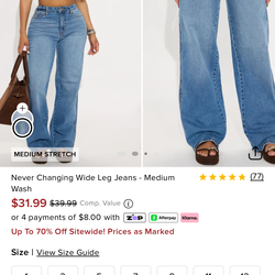 Fashion nova jeans