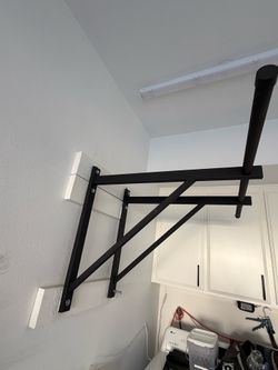 46” Wall Mounted Pull Up Chin Up Bar Heavy Duty Gym Workout Fitness Home Mount Fitness 500lbs