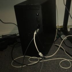 office computer with led keyboardand mouse