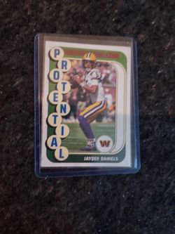 Jayden Daniells Rookie Card #3 Panini