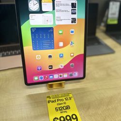  💻📲💰🤑🔥APPLE BLOWOUT!!! IPAD PRO 12.9" (GEN 6) 512GB WIFI ONLY
