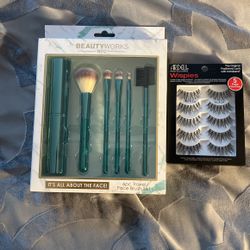 Makeup Brushes And Lashes