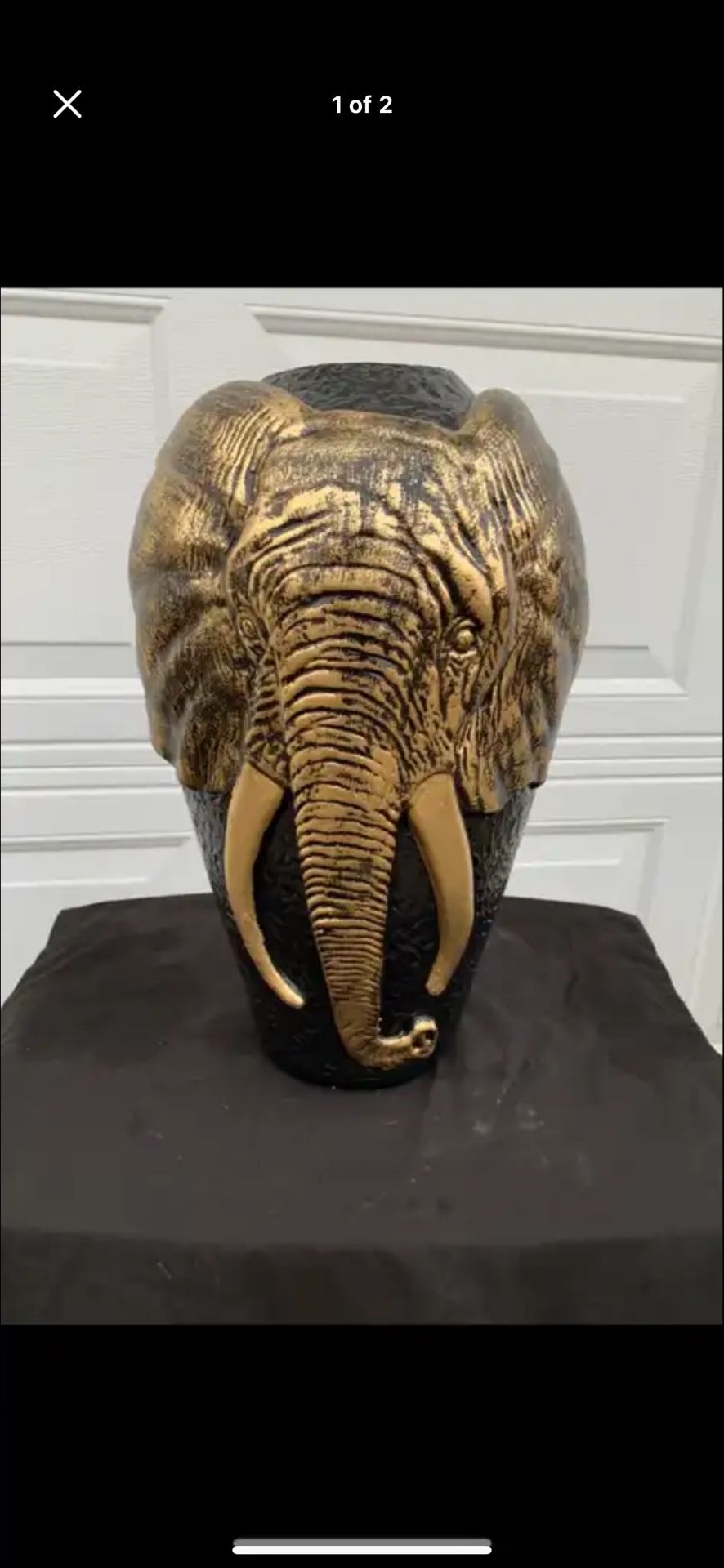 Vase With Elephant Face