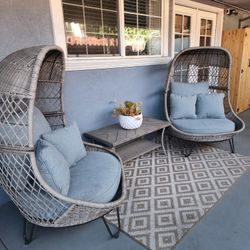 Egg Chairs  Set 