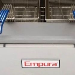 Empura EGF-70/80_LP Liquid Propane 21" Commercial Gas Fryer with 80 lb Capacity, 150,000 BTU