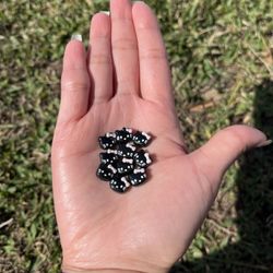 Black & Pink Hello Kitty Nail Charms