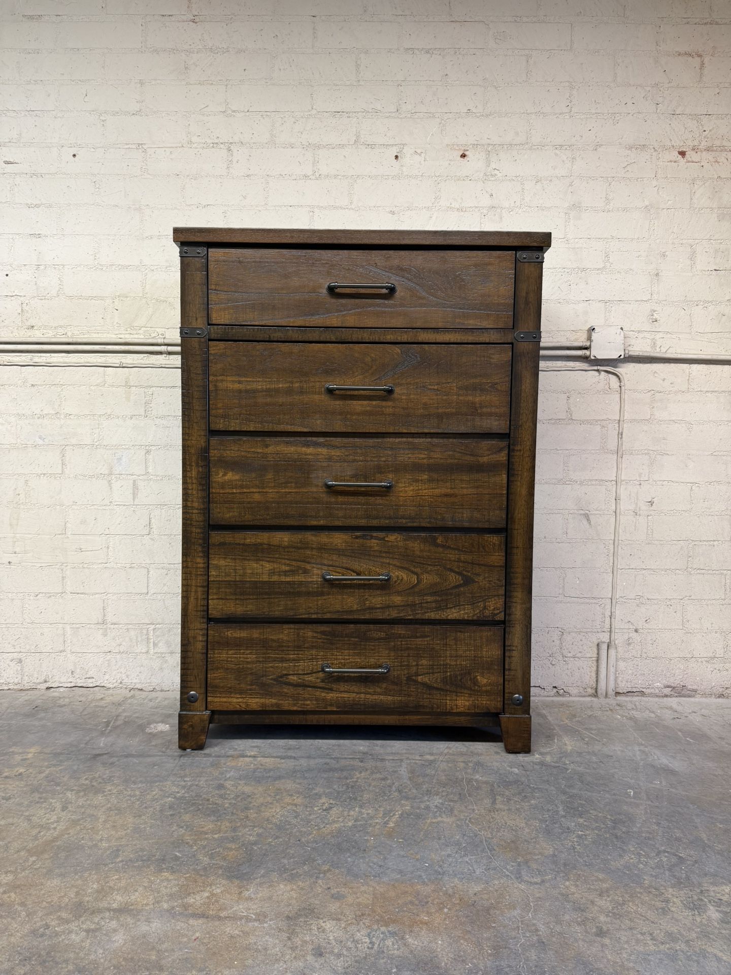Delivery Is Available Like New Solid Wood Tall Chest Dresser With 5 Storage Drawers$430 Obo! 