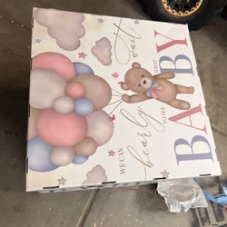 Baby Gender Reveal Box 