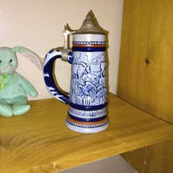 Vintage Avon Beer Stein Mountain Moose 