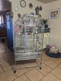 Stainless  bird cage