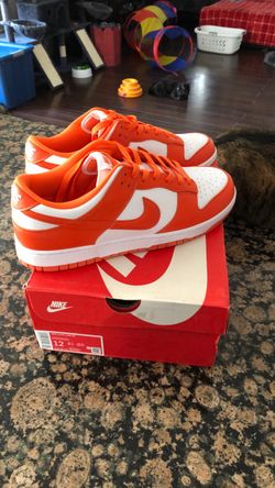 Nike Dunk Low Orange White Size 12
