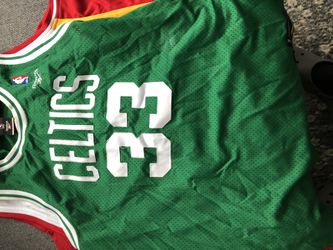Stitched Larry bird jersey