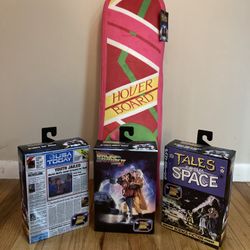 Neca Hoverboard And Figures Bttf