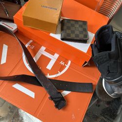 Wallet And Belt Combo