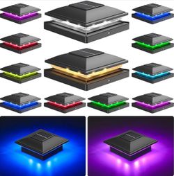 ‼️BRAND NEW Volisun 12 Pack Post Caps Light Solar, RGB Color Changing, Waterproof‼️FOR SALE 50$ OR BEST OFFER‼️