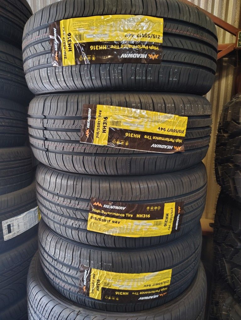 Llantas/Tires 215/55r17 Headway INSTALACIÓN Y BALANCEO GRATIS