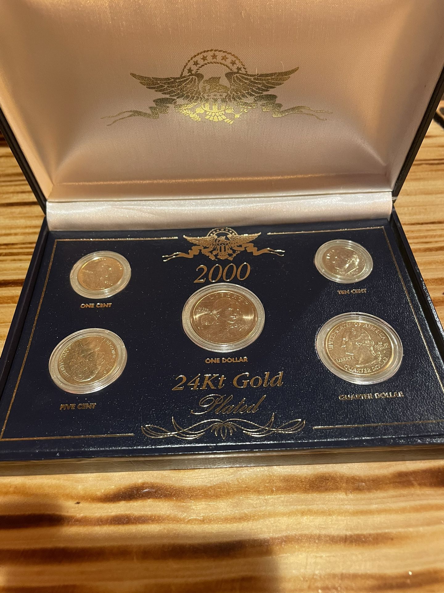 24k Gold Plated Coin Set