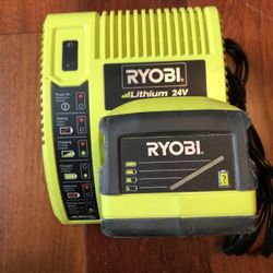 Ryobi 24 Volt Lithium Battery Charger 