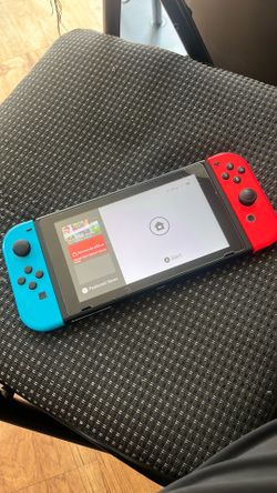Nintendo Switch Console with Joy-cons blue joy con + red Switch 1 HAC-001(-01)