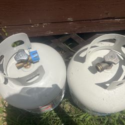 Two Full Propane Tanks 