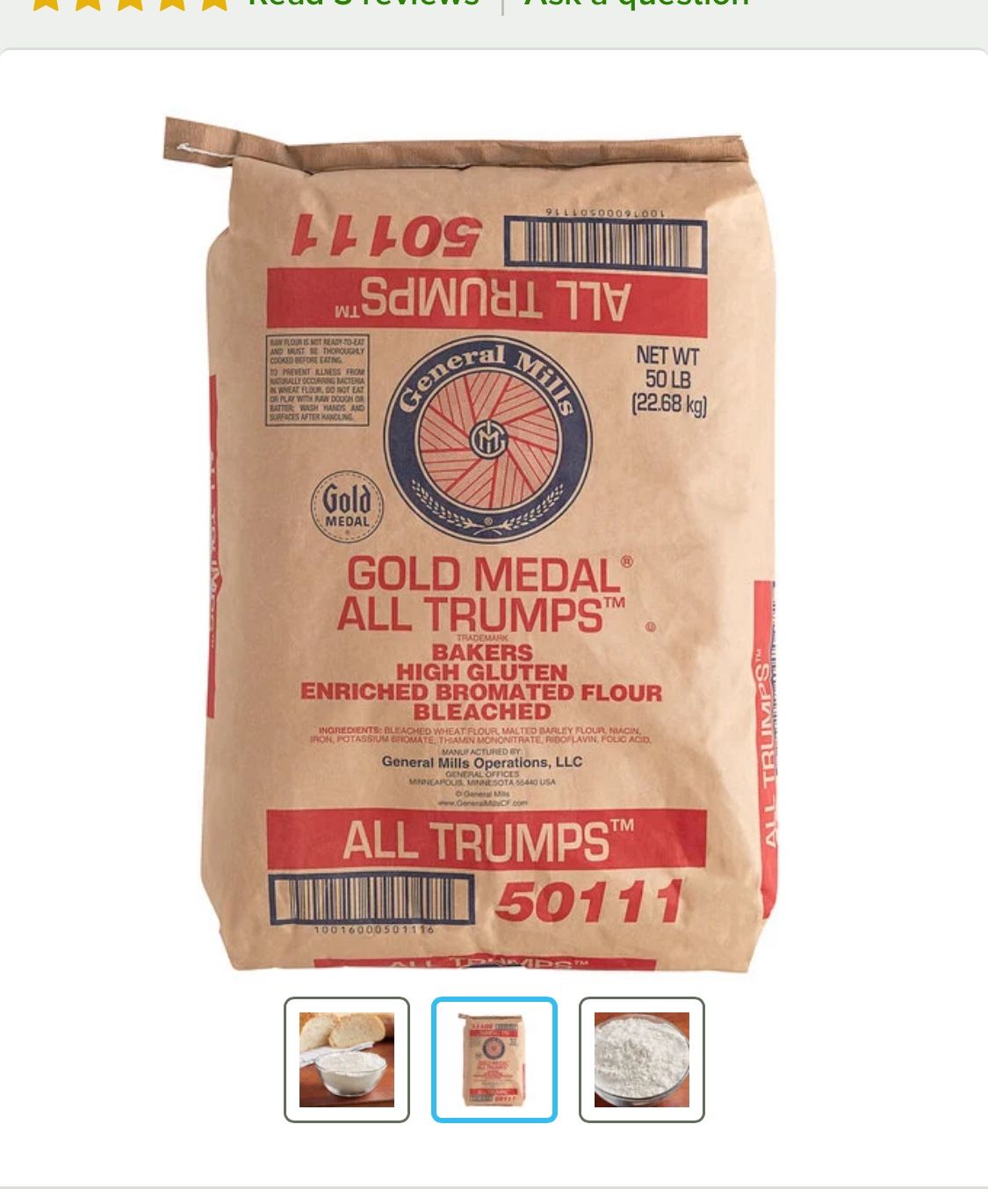 All Trump’s Pizza Making Flour 5lbs 