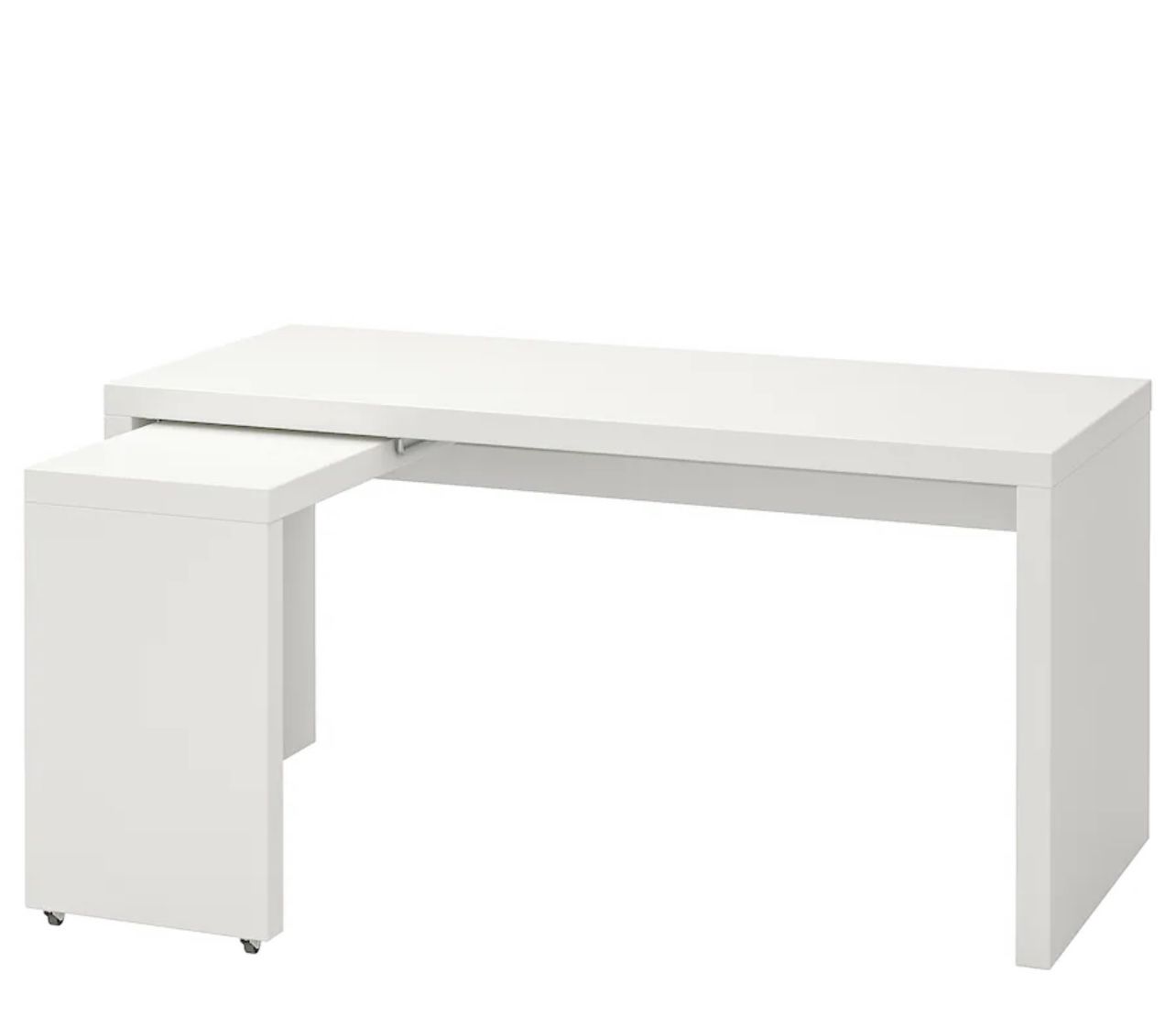 Ikea Malm Desk, Assembled with Chair.