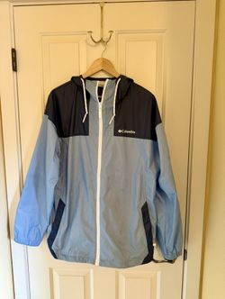 Men’s Columbia Hooded Windbreaker -Large