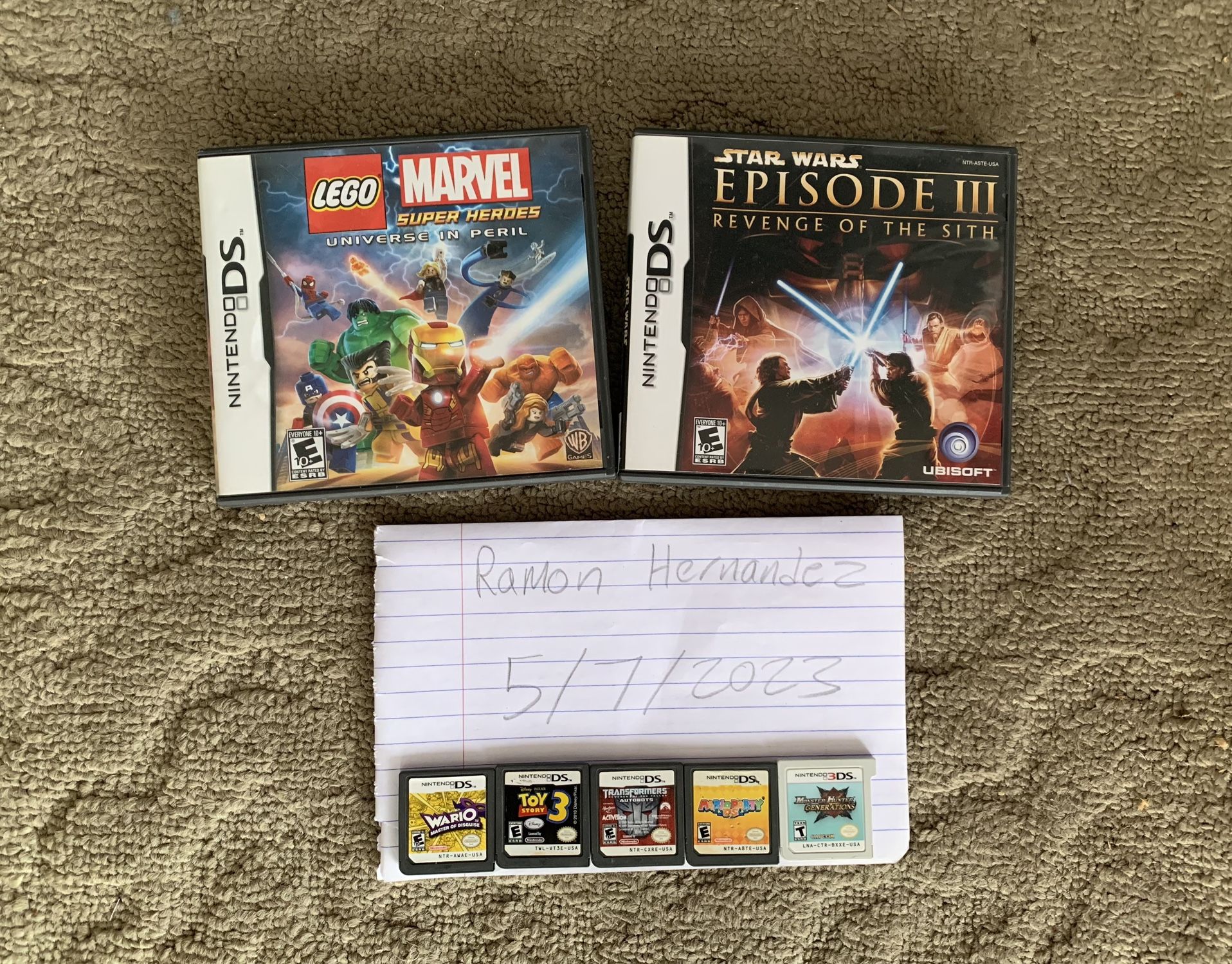 Ds Games( Different Prices)