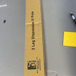 Wolf Pak 3 Leg Disposable IV Pole - Wolf Medical Supply